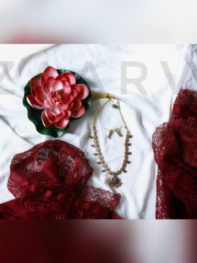 CLASSIC ANTIQUE NECKLACE WITH EARRINGS