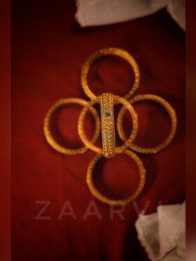 SET OF 2 GOLD INSPIRED IMITATION BANGLES